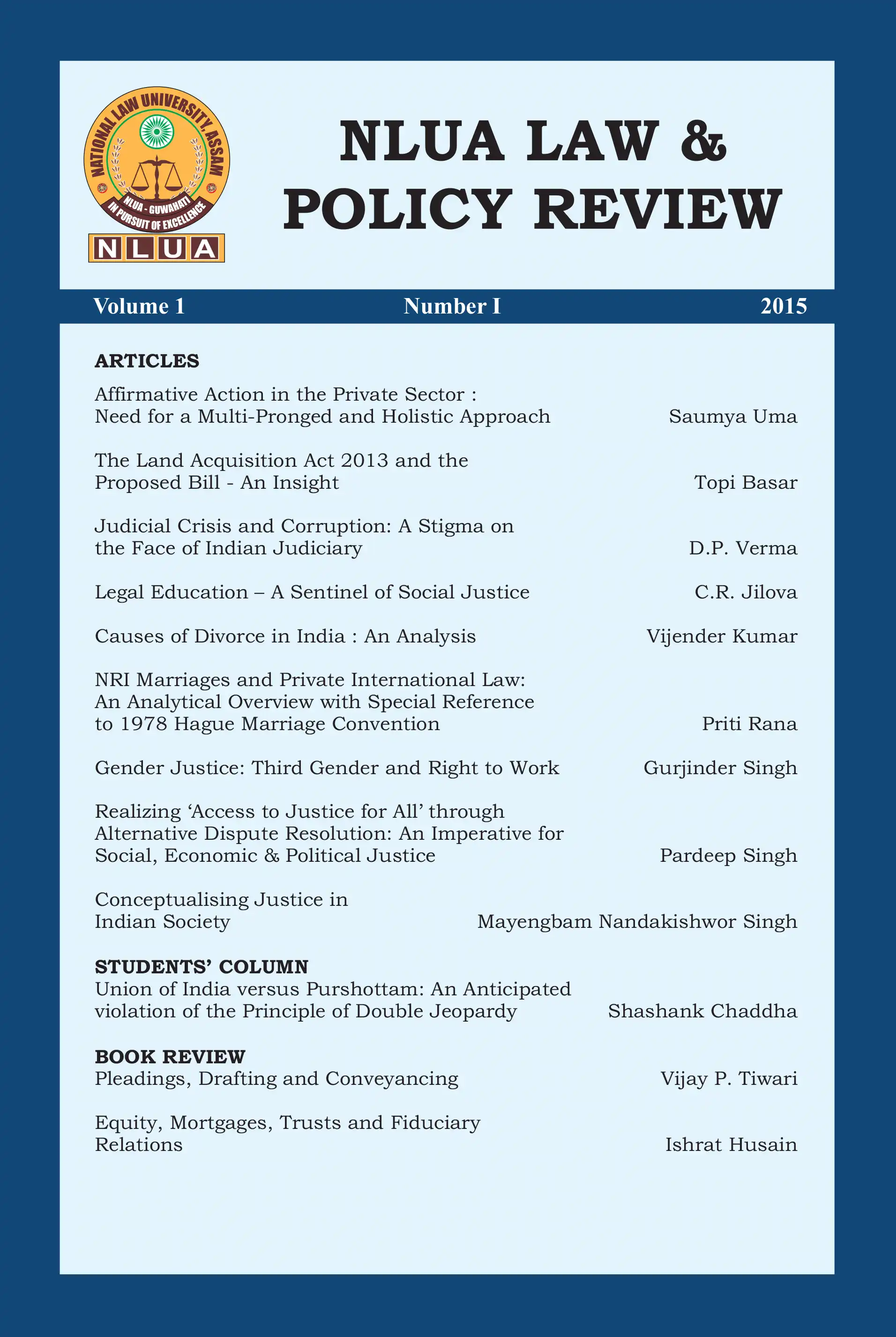 NLUA Law and Policy Review