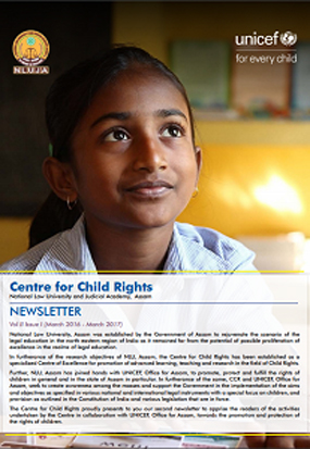 Centre for Child Rights Newsletter Newsletter Vol 1 Issue II