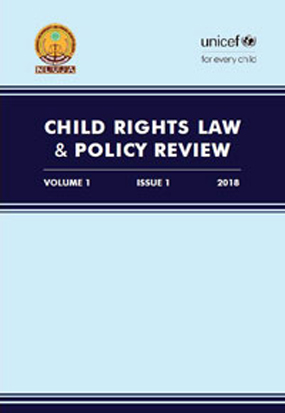 Child Rights Law & Policy Review Vol 1 Issue 1
